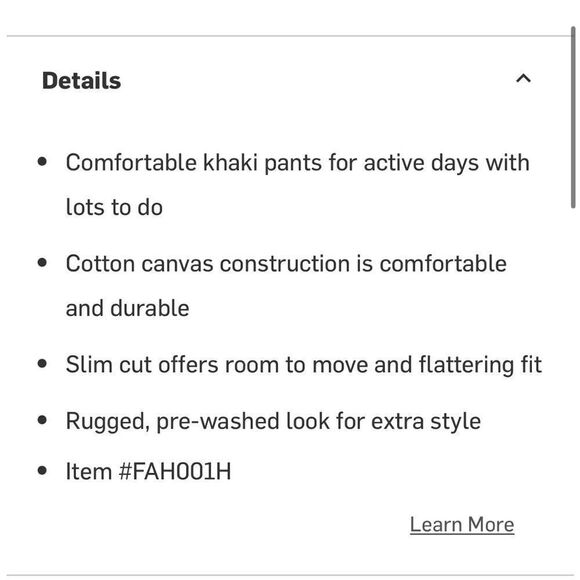 Faherty Blue Cotton Canvas Pant 36 - Picture 3 of 9